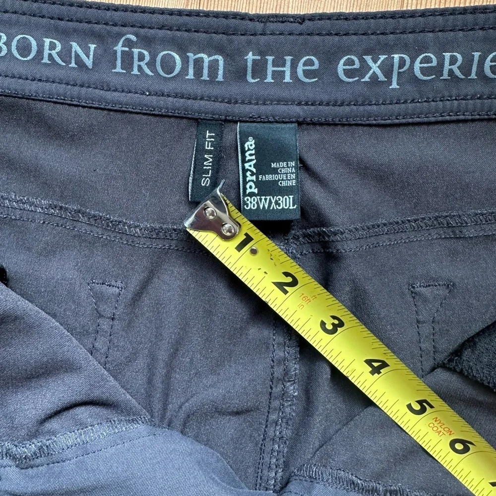 PRANA Hiking Pants Slim Fit Outdoors Men’s 38x30 *FLAWS* - Picture 5 of 13